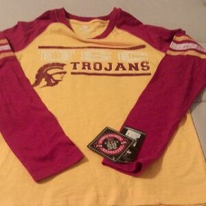 Trojan Kids Long Sleeve Shirt - Yellow and Red